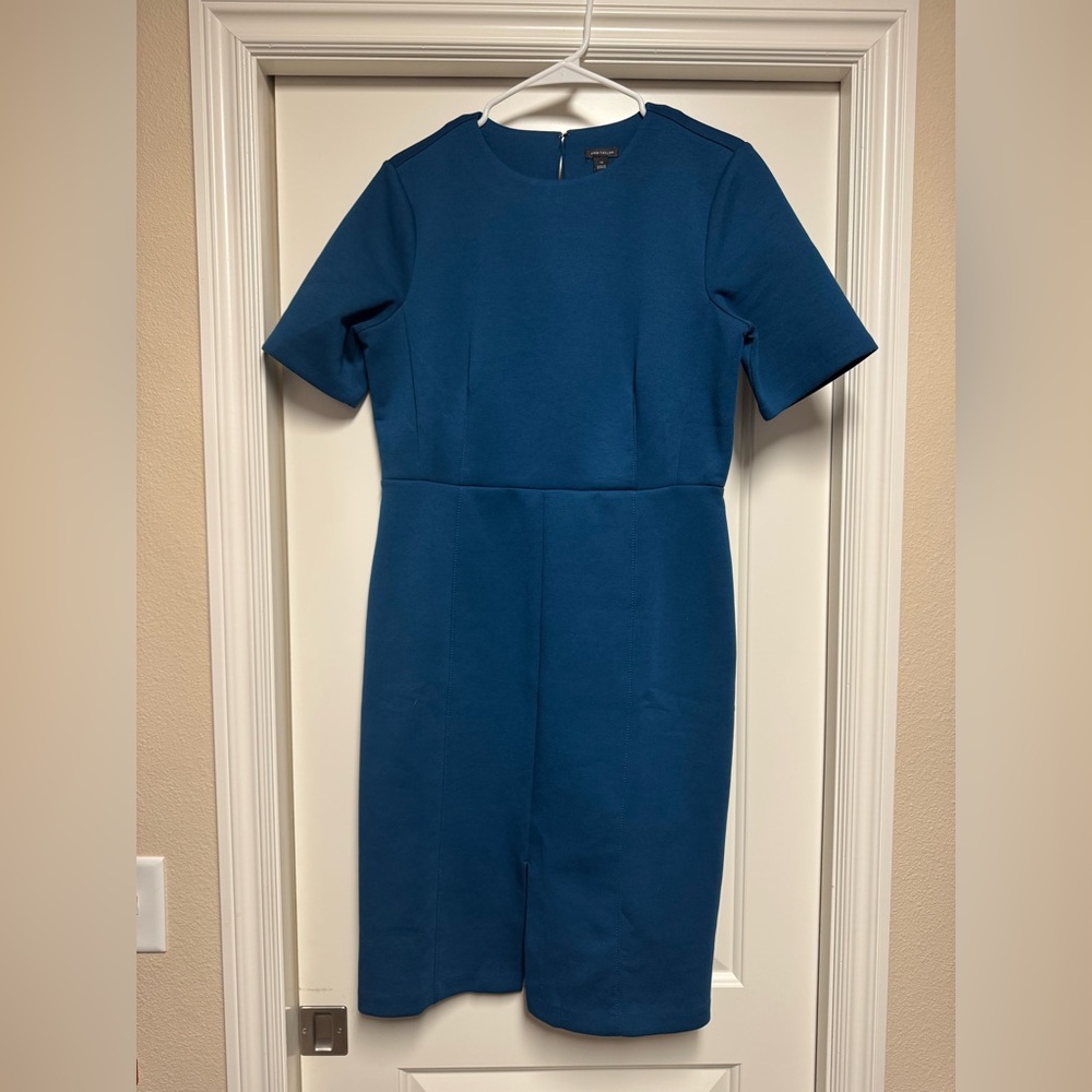 Ann Taylor Teal Midi Dress